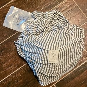 Solly Baby Wrap in Natural Gray and Stripe